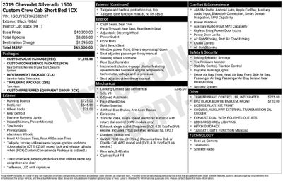 2019 Chevrolet Silverado 1500 Custom