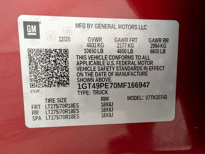 2021 GMC Sierra 2500HD AT4