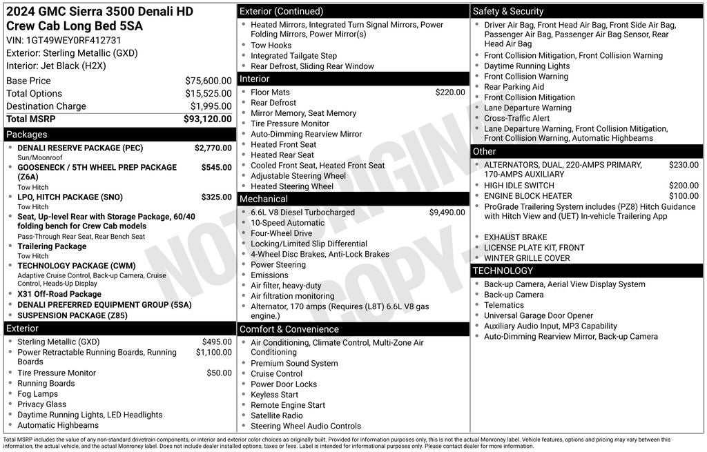 2024 GMC Sierra 3500HD Denali