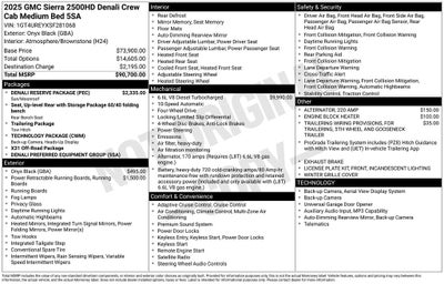 2025 GMC Sierra 2500HD Denali