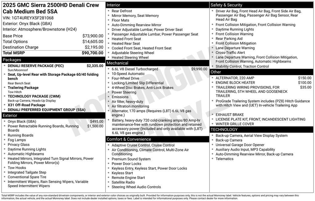 2025 GMC Sierra 2500HD Denali