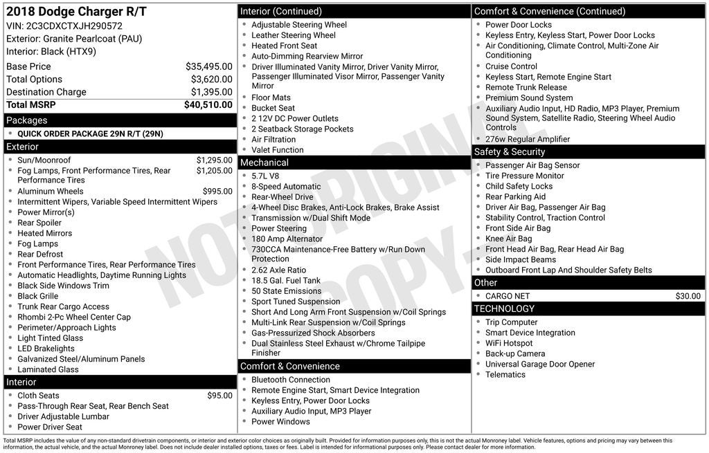 2018 Dodge Charger R/T