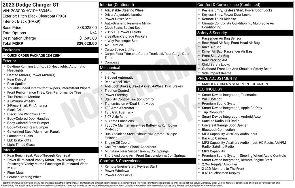 2023 Dodge Charger GT