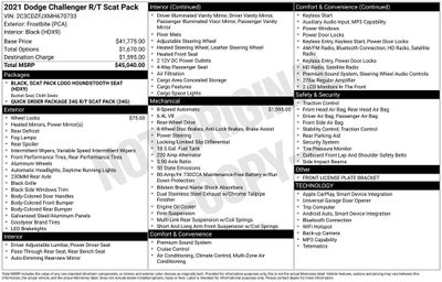 2021 Dodge Challenger R/T Scat Pack