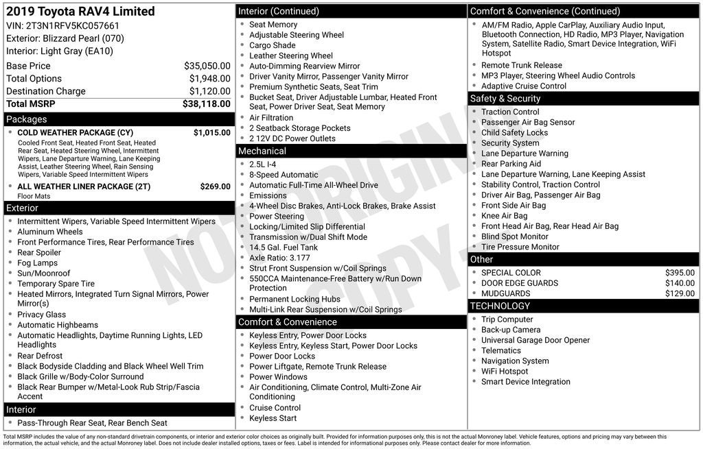 2019 Toyota RAV4 Limited