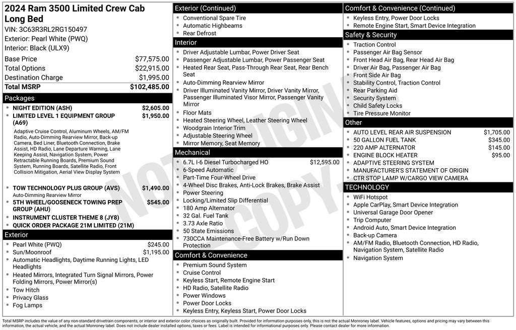 2024 RAM 3500 Limited