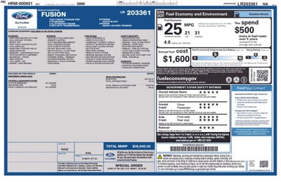2020 Ford Fusion Titanium