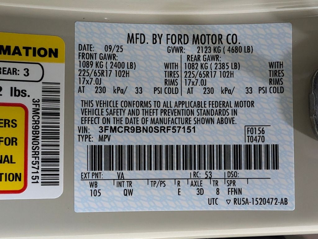 2025 Ford Bronco Sport Big Bend