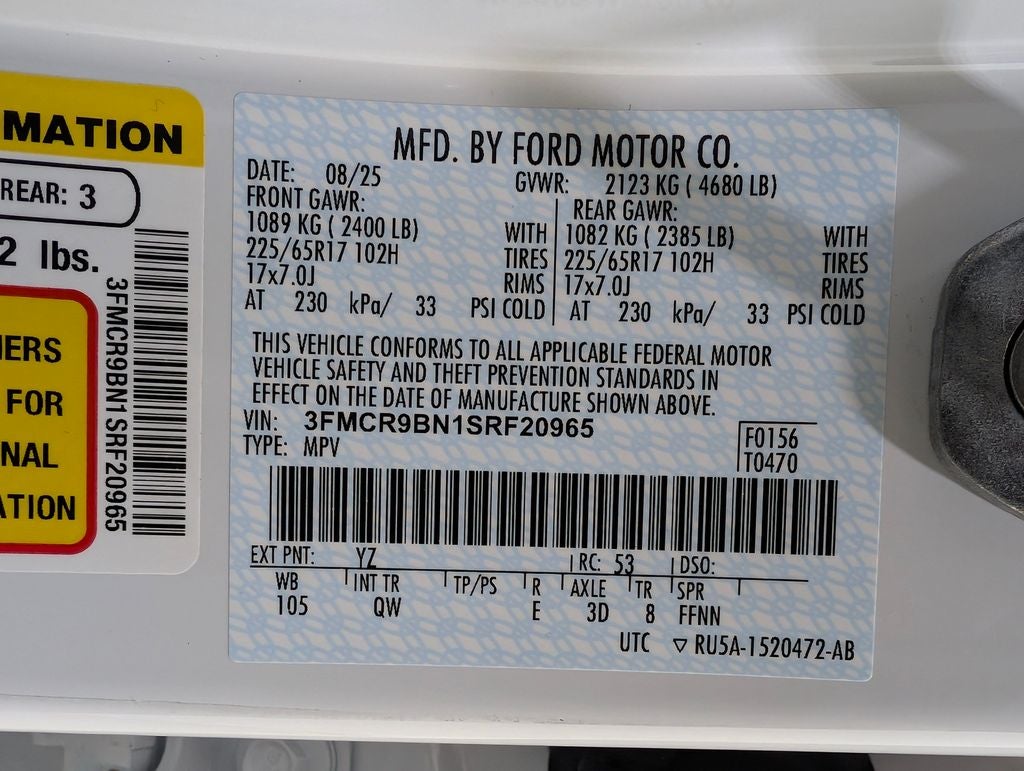 2025 Ford Bronco Sport Big Bend