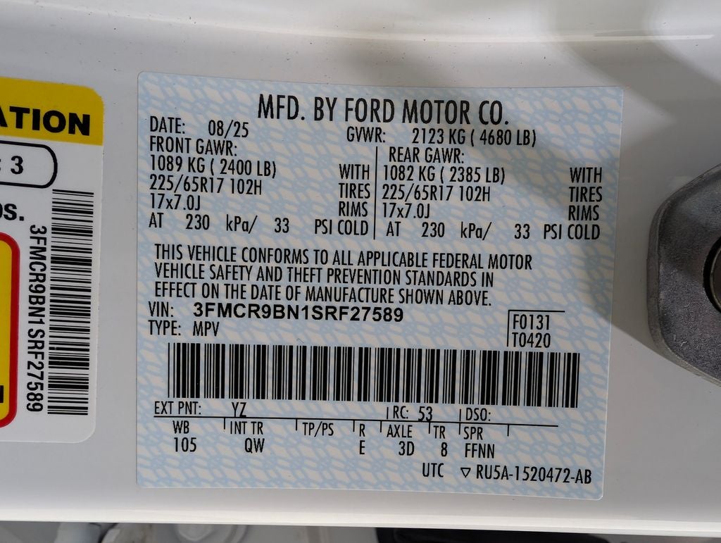 2025 Ford Bronco Sport Big Bend