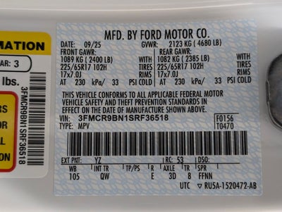 2025 Ford Bronco Sport Big Bend