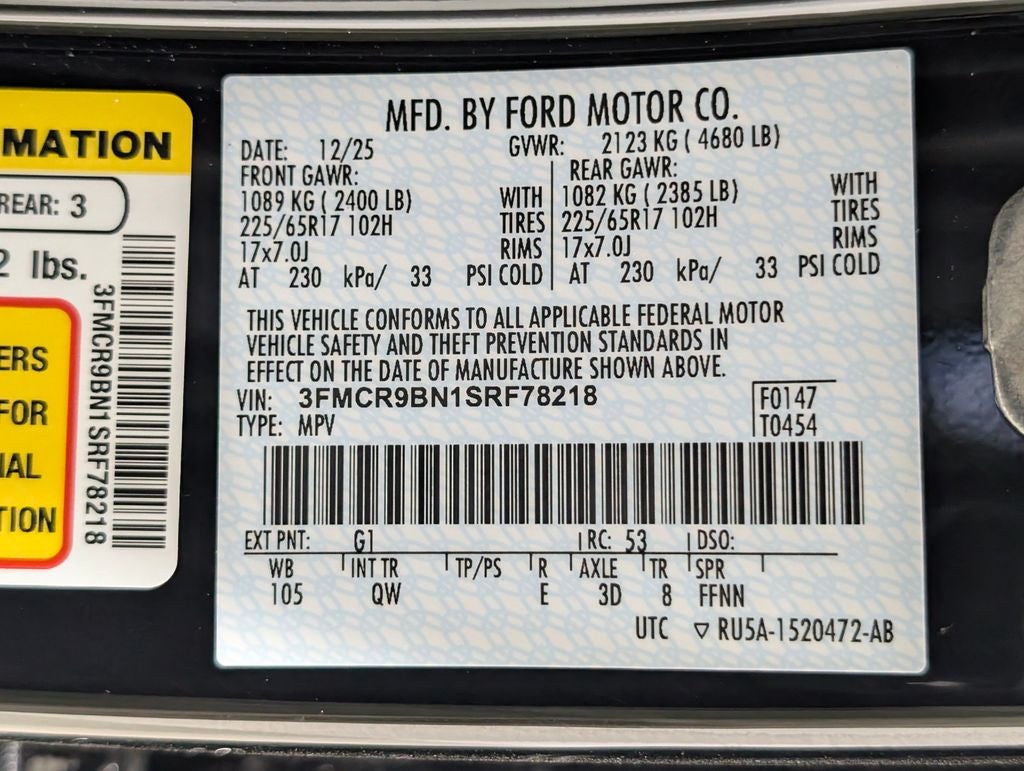 2025 Ford Bronco Sport Big Bend