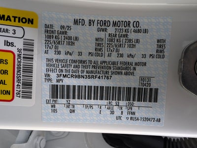 2025 Ford Bronco Sport Big Bend