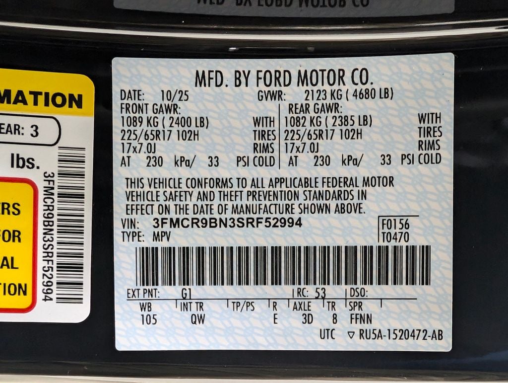 2025 Ford Bronco Sport Big Bend