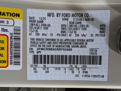 2025 Ford Bronco Sport Big Bend