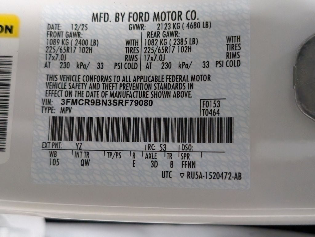 2025 Ford Bronco Sport Big Bend