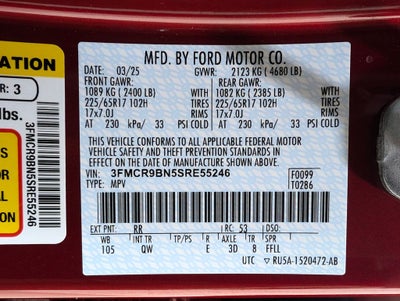 2025 Ford Bronco Sport Big Bend