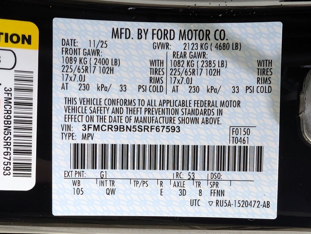 2025 Ford Bronco Sport Big Bend