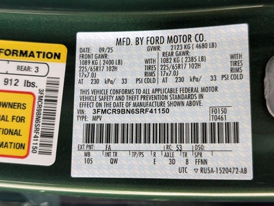 2025 Ford Bronco Sport Big Bend