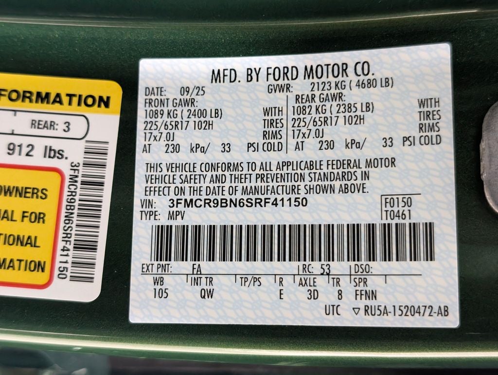 2025 Ford Bronco Sport Big Bend