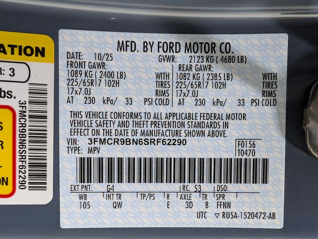 2025 Ford Bronco Sport Big Bend