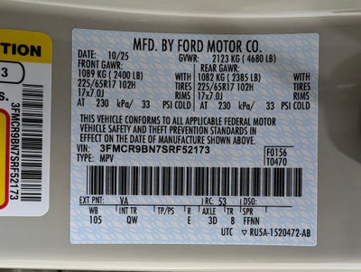 2025 Ford Bronco Sport Big Bend