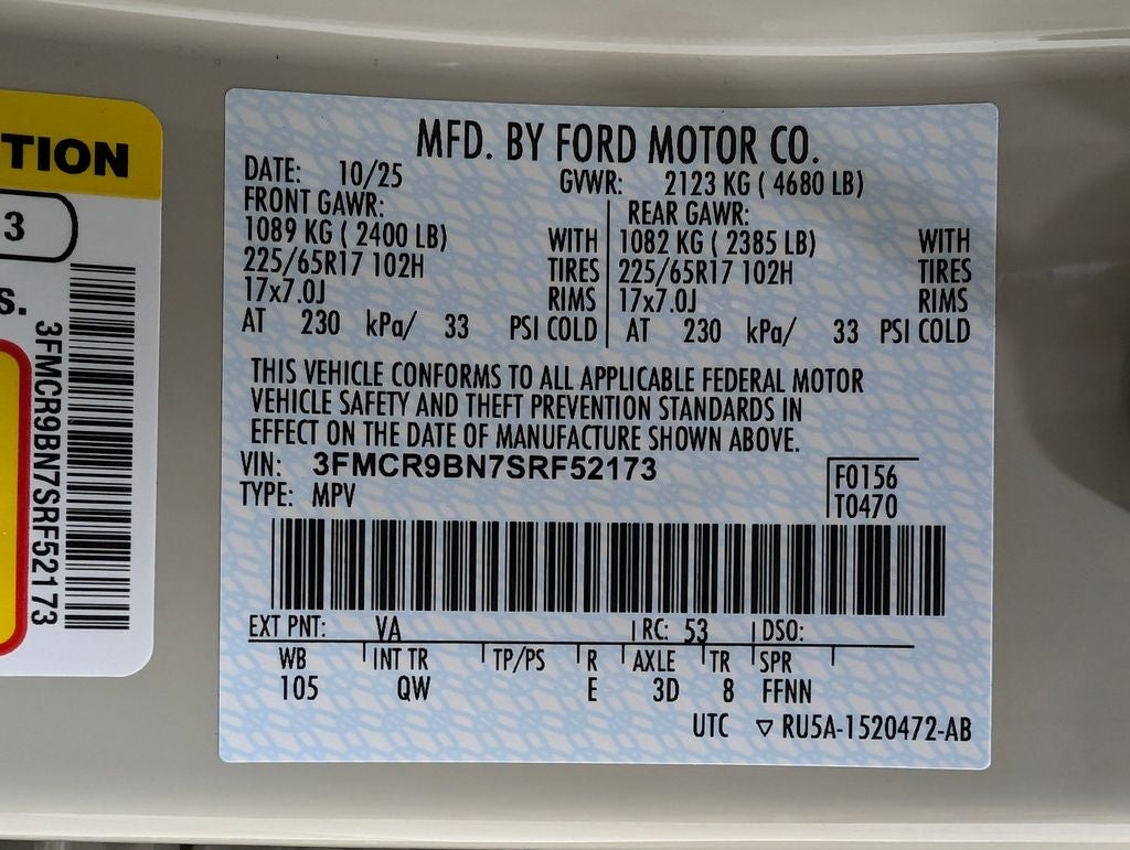 2025 Ford Bronco Sport Big Bend