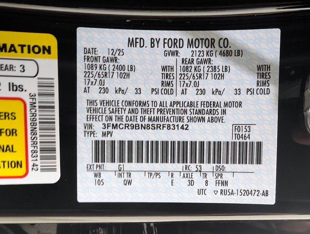 2025 Ford Bronco Sport Big Bend