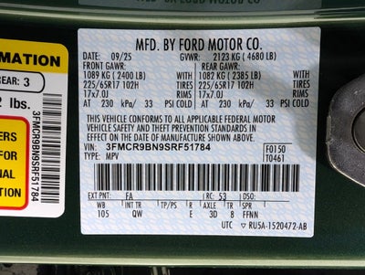 2025 Ford Bronco Sport Big Bend