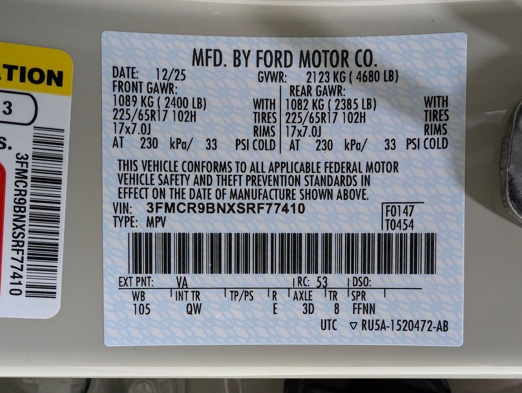 2025 Ford Bronco Sport Big Bend