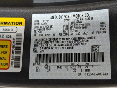 2025 Ford Bronco Sport Outer Banks