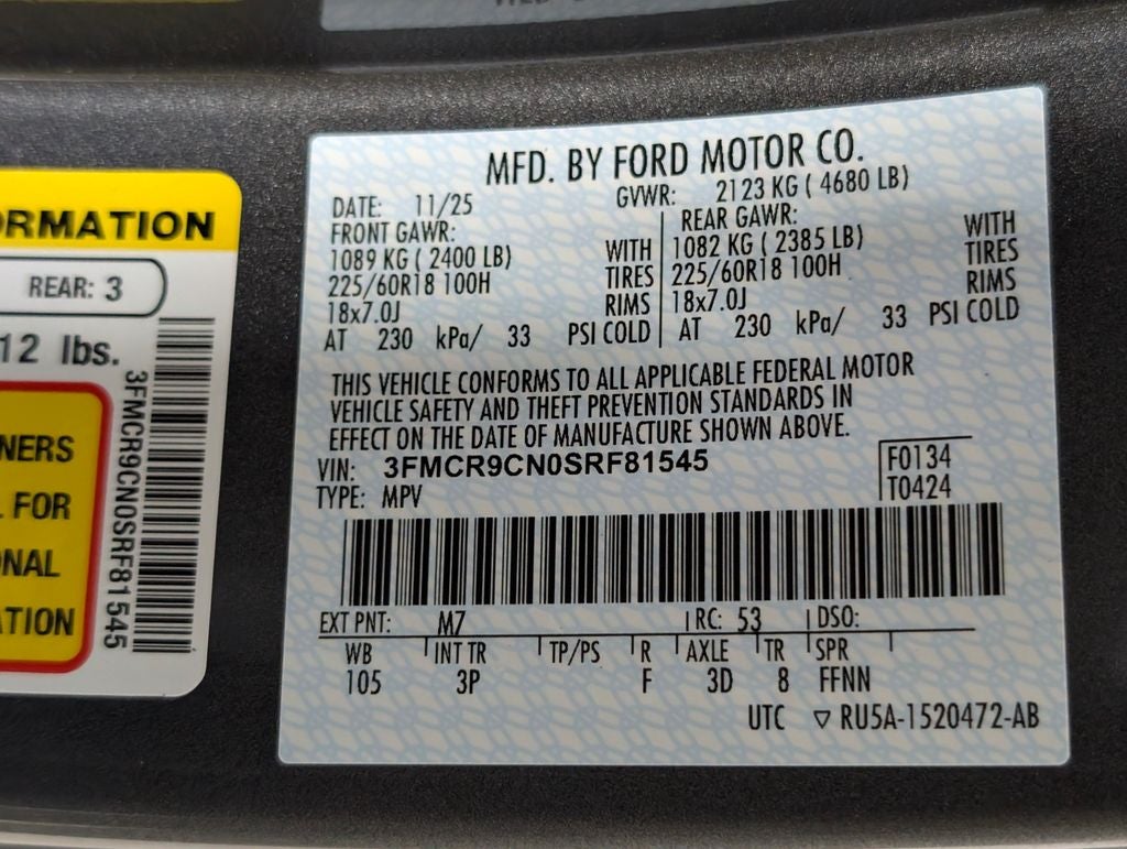 2025 Ford Bronco Sport Outer Banks