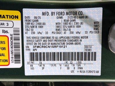 2025 Ford Bronco Sport Outer Banks