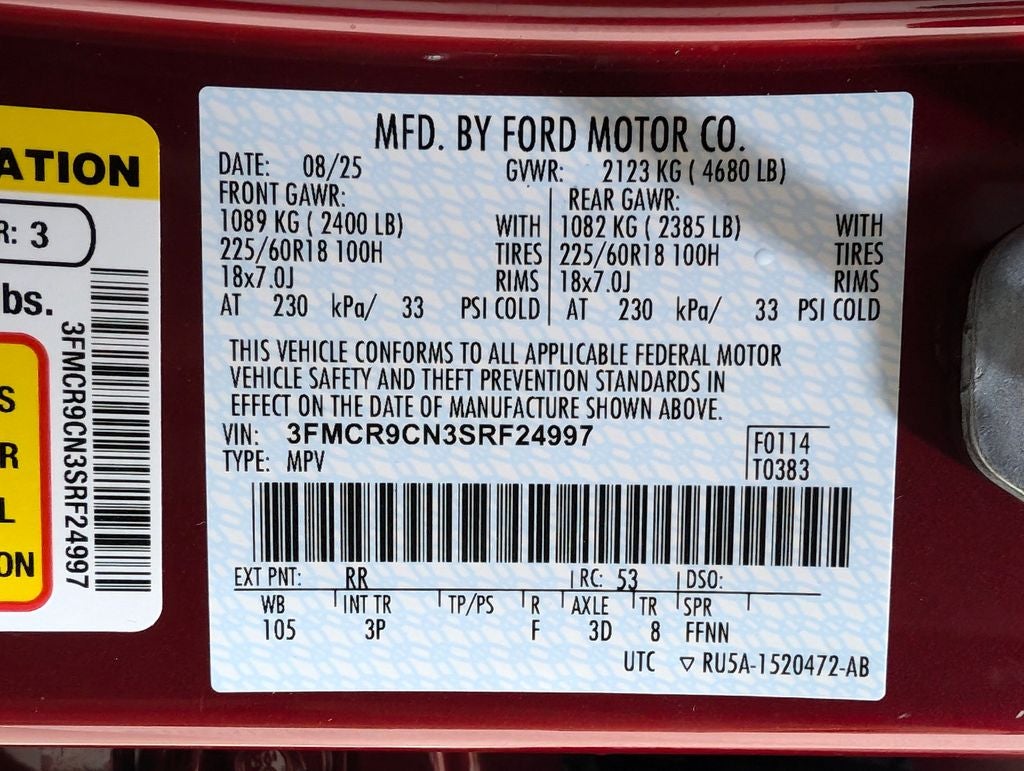 2025 Ford Bronco Sport Outer Banks