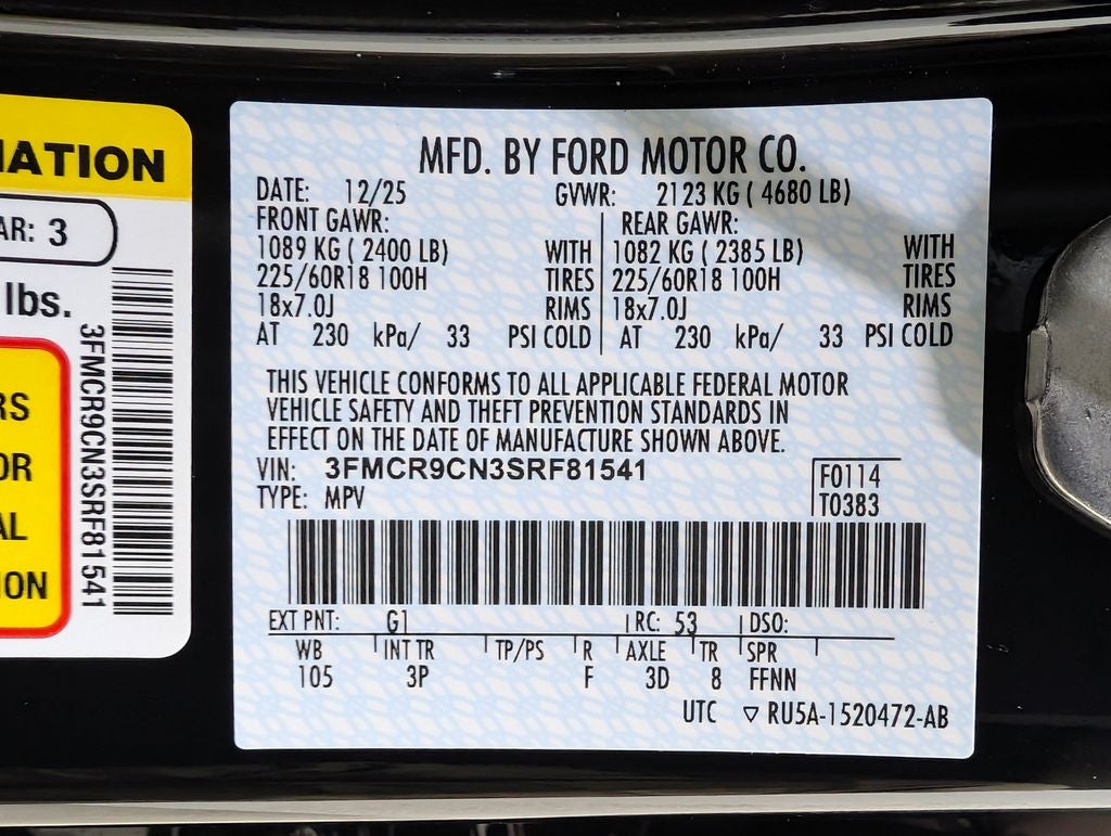 2025 Ford Bronco Sport Outer Banks