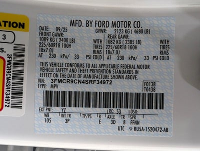 2025 Ford Bronco Sport Outer Banks