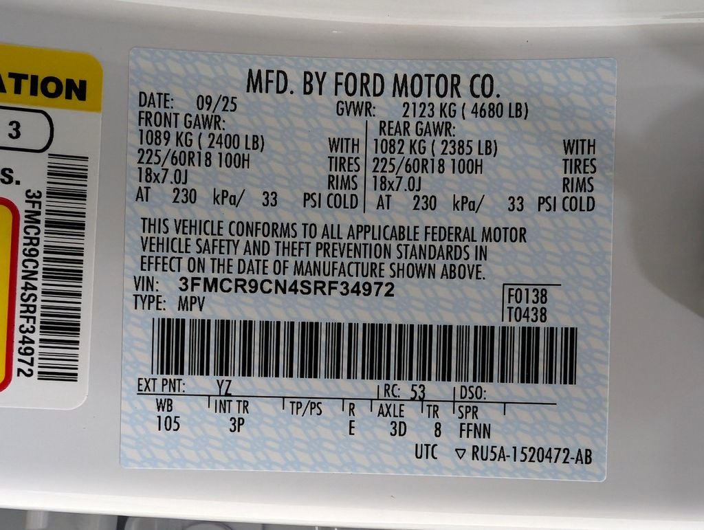 2025 Ford Bronco Sport Outer Banks