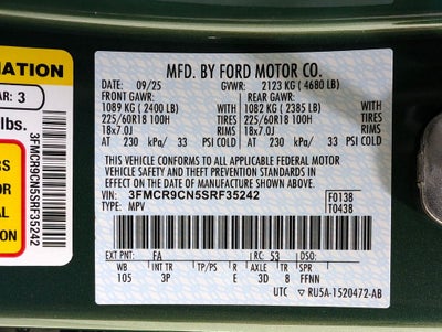 2025 Ford Bronco Sport Outer Banks