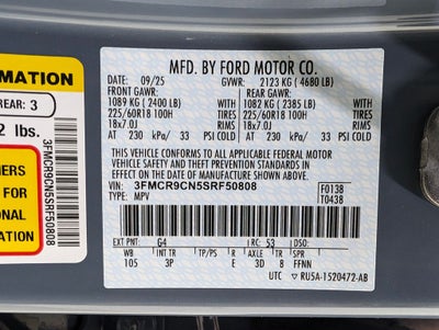 2025 Ford Bronco Sport Outer Banks