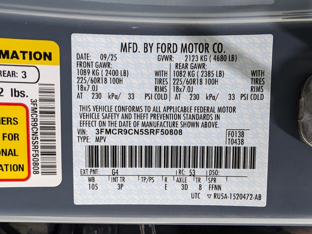 2025 Ford Bronco Sport Outer Banks