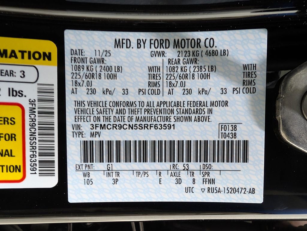 2025 Ford Bronco Sport Outer Banks