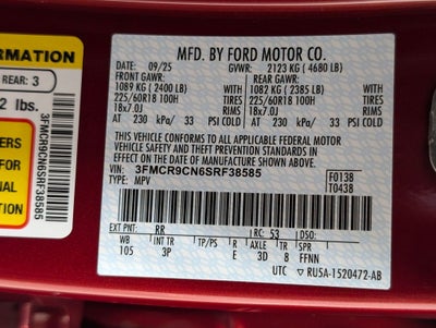 2025 Ford Bronco Sport Outer Banks