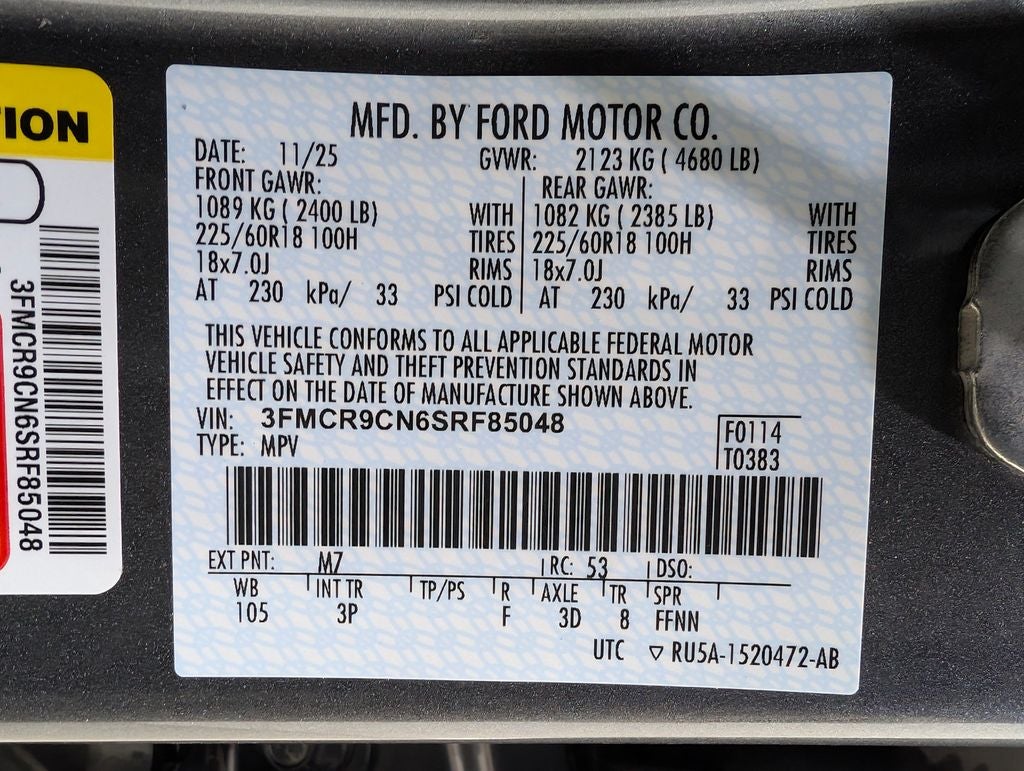 2025 Ford Bronco Sport Outer Banks