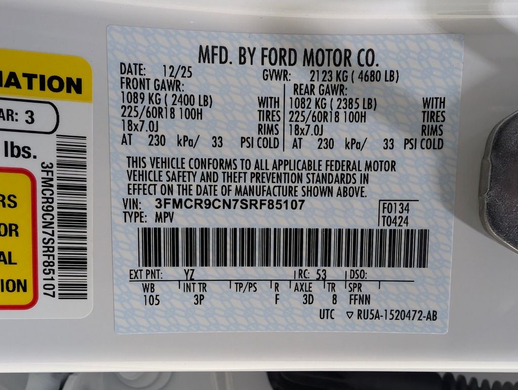 2025 Ford Bronco Sport Outer Banks