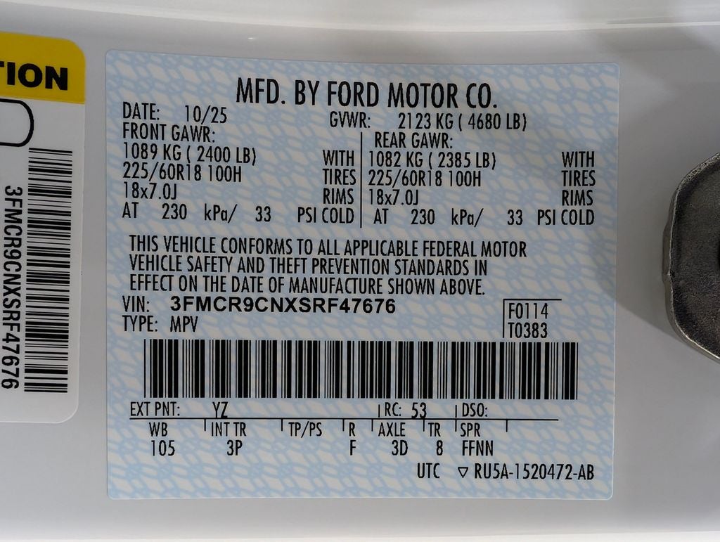 2025 Ford Bronco Sport Outer Banks