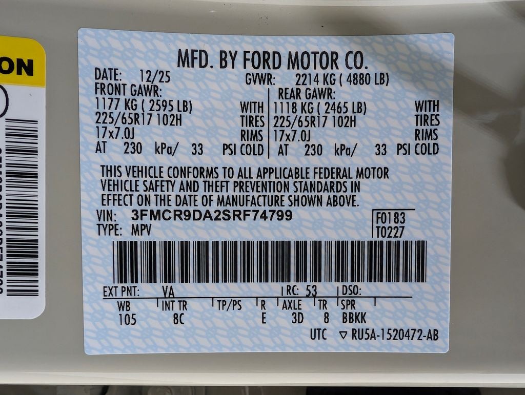 2025 Ford Bronco Sport Badlands