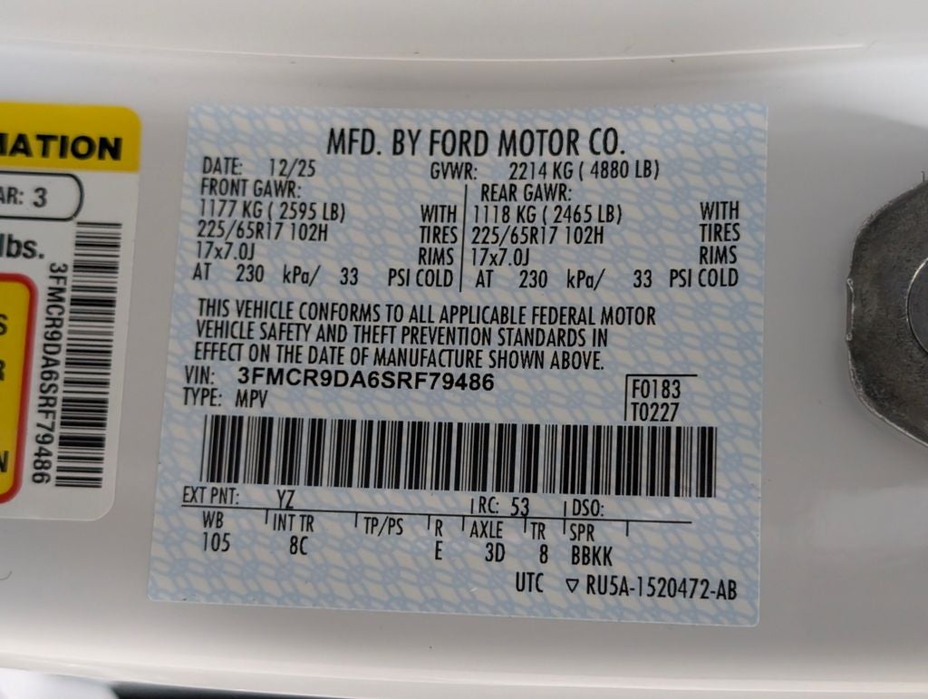 2025 Ford Bronco Sport Badlands