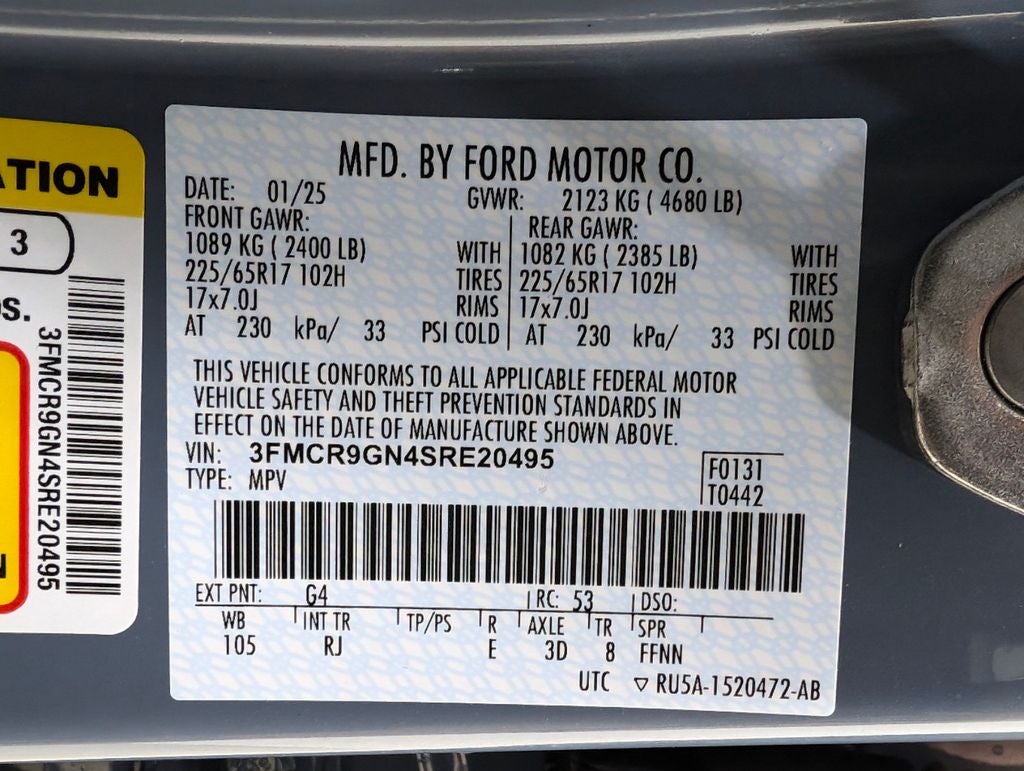 2025 Ford Bronco Sport Heritage