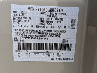 2025 Ford Maverick XLT