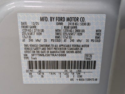 2026 Ford Maverick XLT